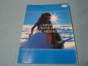 mピアノ用楽譜　　MISIA　ラブイズザメッセージ　ミーシャ/LOVE IS THE MESSAGE 　ピアノ弾き語り