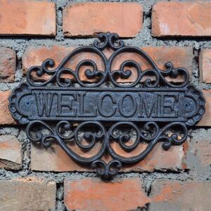  iron wellcome gardening equipment ornament ornament antique welcome board 