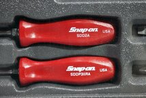 【未使用】Snap-on スナップオン 7pc クラシックグリップドライバーセット レッド SDDX70AR 未開封品_画像2