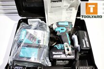 【未使用】makita マキタ 18V 充電式インパクトドライバ TD170DRGX バッテリーBL1860B×2・充電器 ケース_画像1