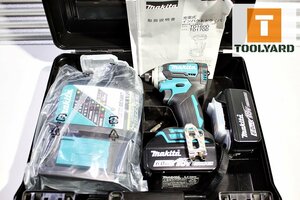 [ unused ]makita Makita 18V rechargeable impact driver TD170DRGX battery BL1860B×2* charger case 