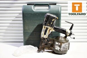 【中古】HITACHI 日立工機 90mm 高圧ロール釘打機 NV90HMC ケース付 ハイコーキ