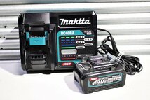 1円スタート!【中古】makita マキタ 40Vmax充電式インパクトドライバ TD002GRDXB バッテリBL4025×2・充電器付_画像5