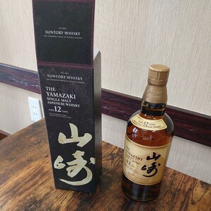 山崎１２年、SUNTORY、サントリー山崎１２年、７００ｍｌ、箱付き