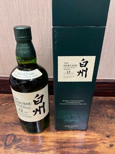 シングルモルト 旧 サントリー 白州１２年 SUNTORY 箱付き