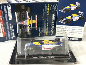 アオシマ 1/64 タバコ仕様 カスタム 改 Canon Williams FW15C CAMEL キャメル ウイリアムズ F1 GP ミニカーコレクション キャノン