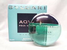 50ml【送料無料】BVLGARI ブルガリ AQVA アクア プールオム MARINE マリン POUR HOMME アクアマリン オードトワレ_画像1