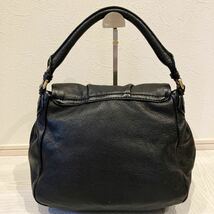 【美品】【マークバイマークジェイコブ 】MARC BY MARC JACOBS 2WAY レザー バッグ ハンド ショルダー ブラック 黒（20240503）_画像4