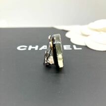 【シャネル】CHANEL イヤリング 片方 ココマーク ストーン 黒 03A アクセサリー_画像5