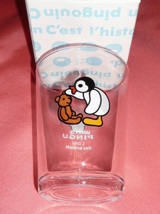  ultra rare! Kawai i! PINGU Pingu character glass made glass ② pin ga*