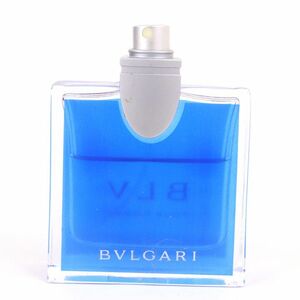 ブルガリ 香水 BLV ブルー プールオム オードトワレ EDT 残半量以上 キャップ無し フレグランス CO メンズ 30mlサイズ BVLGARI