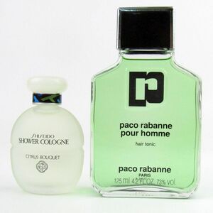  Shiseido / Pako Rabanne perfume almost unused 2 point set together fragrance men's CO lady's SHISEIDOetc.