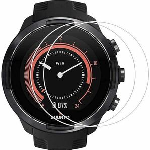 2303267☆ Zshion SUUNTO 9 G1 BARO ガラスフィルム 強化ガラス 液晶保護フィルム 高透過率 気泡ゼロ 指紋防止 硬度9H 【2 枚パック】