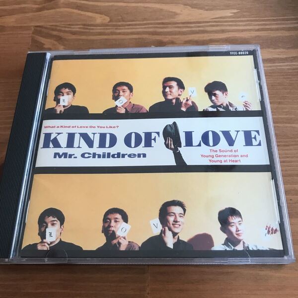 12センチCD アルバム ミスチル kind of love 懐かしのCD ハードカバー付き 傷あり中古品