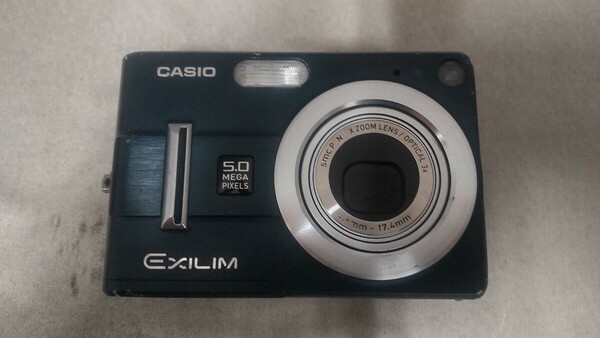 H2021 CASIO EXILIM EX-Z55 コンパクトデジタルカメラ デジカメ/カシオ/エクシリム 簡易動作確認OK 動作品 現状品 送料無料