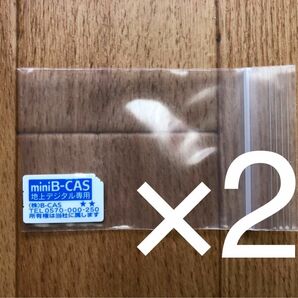 カード サイズ ケース チャック付き 保存袋 ポリ袋 ビニール袋 小袋 ×2