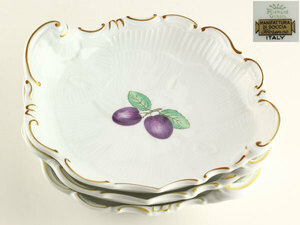  Western-style tableware Richard Ginori Richard Ginori bon Giorno prune plate 3 customer E1108