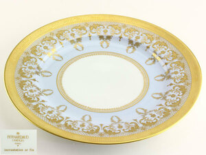 洋食器　BERNARDAUD LIMOGES　ベルナルド リモージュ　incrustation or fin　プレート　径26.3ｃｍ　E1306