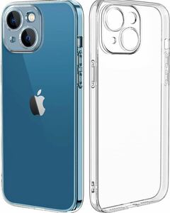 TUTUWEN「 iPhone 14 用 」ケース クリア 全透明 ソフト TPU 薄型 軽量 レンズ保護 耐衝撃 エアバッグ 滑り止め/すり傷 透明(iPhone14)