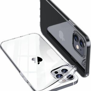 ONES iPhone 12Pro/12 ケース HD全透明 米軍MIL規格 超耐衝撃 『 画面 レンズ保護、滑り止め 』〔 薄型、超軽量、持ちやすい 〕 Qi充電 