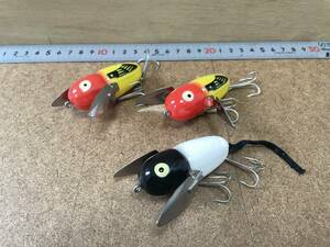 Heddon ヘドン クレイジークローラー クローラーマウス 中古品 3個セット