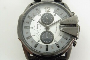 J434-J27-97* DIESEL diesel DZ-4225 men's quartz wristwatch present condition goods ① *