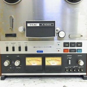 J070-Y33-205 TEAC ティアック A-6300 オープンリールデッキ 通電確認済み 現状品③＠の画像2