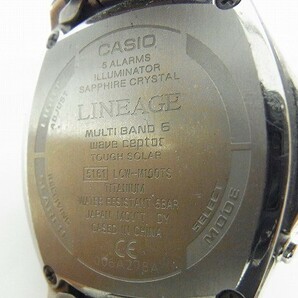 J376-J29-141◎ CASIO カシオ LINEAGE LCW-M100TS メンズ クォーツ 腕時計 現状品① ◎の画像4