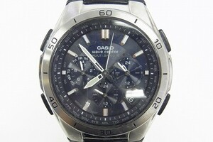 J374-J29-140◎ CASIO カシオ ウェーブセプター WVQ-M410 メンズ クォーツ 腕時計 現状品① ◎