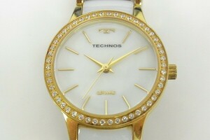 J366-Y20-2506◎ TECHNOS テクノス レディース クォーツ 腕時計 現状品① ◎