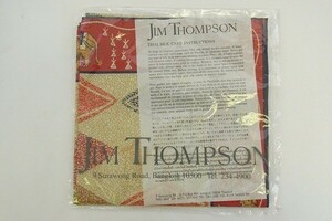 J611-Y32-421* JIM THOMPSON Jim Thompson шарф не использовался текущее состояние товар ③*