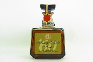 J005-S20-6909 SUNTORY Suntory ROYAL whisky 720ml 43% not yet . plug present condition goods ③