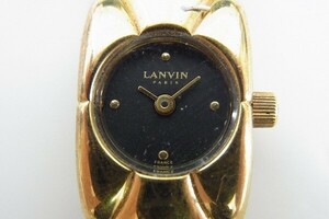 J324-S28-3422◎ LANVIN ランバン 51092/B レディース クォーツ 腕時計 現状品① ◎