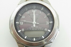 J791-Y2-6525◎ CASIO カシオ WVA-400J メンズ クォーツ 腕時計 現状品① ◎