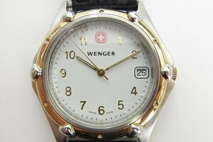 I574-N35-1408◎ Wenger ウェンガー 7050X メンズ クォーツ 腕時計 現状品① ◎