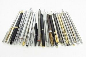 J724-J16-2153◎ MONTBLANC PARKER YSL ボールペン シャーペン まとめ 現状品③◎