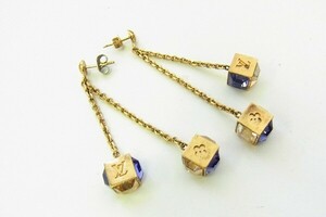 K138-N37-1115*LOUIS VUITTON Vuitton earrings set accessory present condition goods ③*