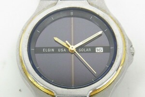 L548-Y25-2798◎ ELGIN エルジン FK-523-A メンズ クォーツ 腕時計 現状品① ◎