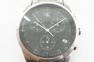 L436-S25-230◎ Calvin Klein カルバンクライン K22371 メンズ クォーツ 腕時計 現状品① ◎
