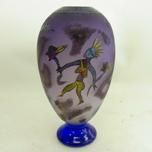 L788-Y33-156 KOSTA BODAko start boda vase antique handicraft flower vase approximately 22. present condition goods ②