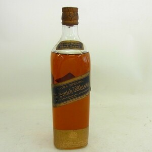 L727-Y25-2731 Johnnie Walker Black Label ジョニーウォーカー ブラックラベル スコッチ 43％ 750ml 未開栓 現状品②