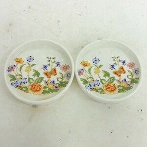 K792-S28-4107 AYNSLEY エインズレイ Cottaga Garden 小皿 現状品②