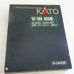 M835-Y25-3131 KATO Kato 10-189 455 серия зеленый подкладка 3 обе комплект N gauge железная дорога модель текущее состояние товар ②