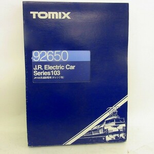 M811-Y25-3075 TOMIX トミックス 92650 JR103系通勤電車（オレンジ色） Nゲージ 鉄道模型 現状品②