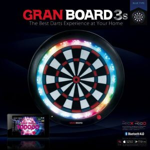 ★新品送料無料【GRAN DARTS】 GRAN BOARD 3S (ブルー/レッド)(グランボード ダーツ ボード)