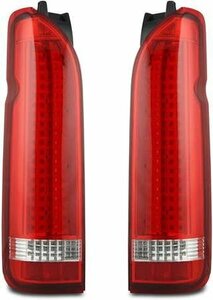 ハイエース レジアスエース 200系 1型~7型 LED バーティカル テールランプ (スーパーレッドve