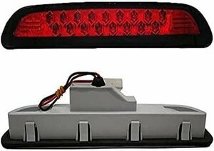 200系 ハイエース/レジアスエース 1-3型 前期 17発 LED ハイマウントストップランプ レッドブラック RMF029