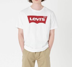 リーバイス Levi's Tシャツ 半袖 ロゴ Mサイズ リーバイス バットウイングロゴ