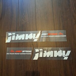 Jimny　ジムニー　カッティングステッカー　シルバー　銀色　左右セット　