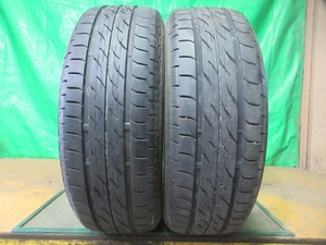 2019年製 ブリヂストンタイヤ ネクストリー BRIDGESTONE NEXTRY 165/55R14 2本 №4774上 ラジアルノーマルサマータイヤ夏タイヤ 80％残溝